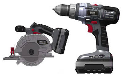 Details about 18-Volt Cordless Drill &amp; Circular Saw Tool Set