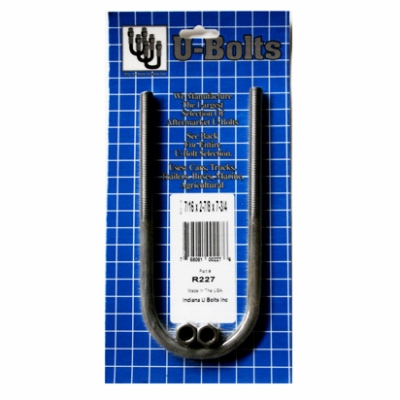TRICOR INDUSTRIAL METALS - Round U Bolt, Steel, 7/16 x 2-7/8