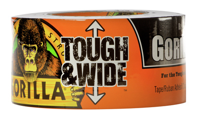 Gorilla 106425 Tough & Wide Tape, Black, 2.88-In. x 25-Yd. | eBay