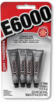 True Value America - E6000 Industrial Strength Adhesive, 0.18-oz., 4-Pk. -  Pack of 6