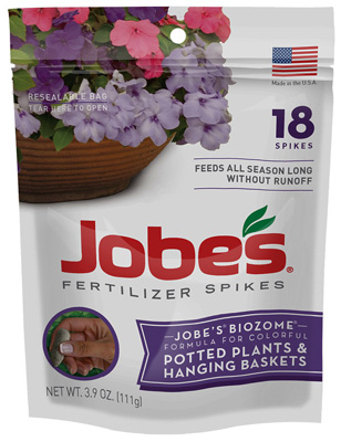 Jobe's 06105 Potted & Hanging Plant Fertilizer Spikes