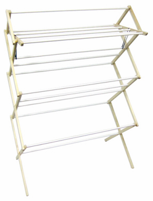 Best wooden discount clothes drying rack