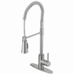 HOMEWERKS WORLDWIDE LLC-IMPORT 179919CA HomePointe, Stainless Steel Finish, Single Handle, Pull Down, Industrial Kitchen