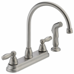 SS 2Hand Kitch Faucet