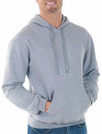XXL GRY Pull Over Hoody