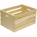 Crates & Pallet Wood Storage Crate, Large