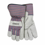 Youth GRY Suede Glove