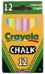 12CT Colored Chalk
