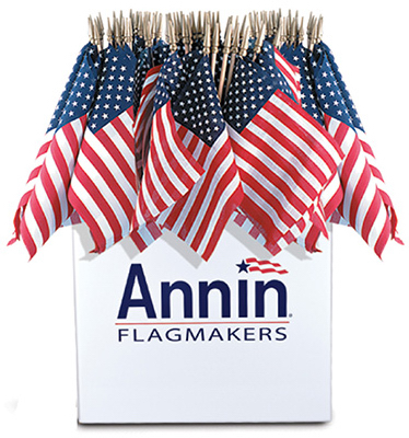 Annin Nylon U.s. Flag & Pole Deluxe Set, U.s. Flags