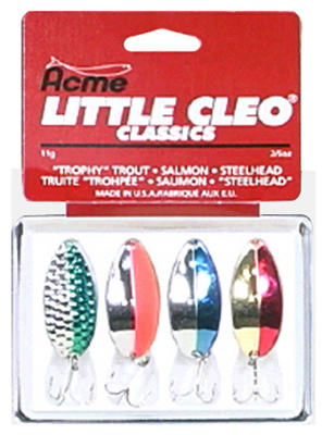 Acme Little Cleo Spoon, Nickel & Neon Blue