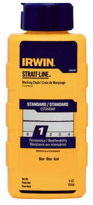 Irwin STRAIT-LINE Chalk Line Classic Reel Blue 100-ft IWHT48441