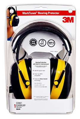 3M AM/FM Radio Headphones & Hearing Protector Earmuffs | K&B True