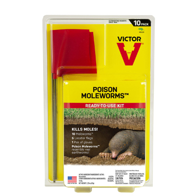 Victor 10PK Poison Mole Worms