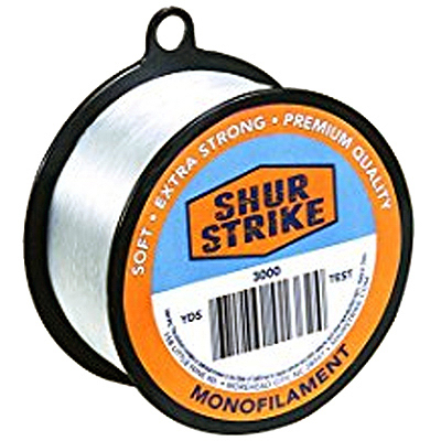 X-Tra Strong Monofilament, Crystal Clear, 600 yds.