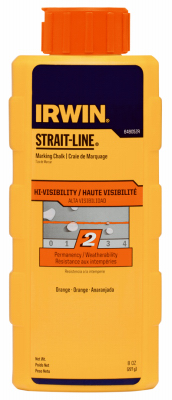 Irwin Strait-Line 100 Ft. Speed Line Chalk Reel + Blue Chalk, 4 oz.