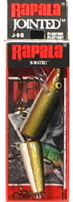 Rapala Fishing Lure, Jointed, Gold 09