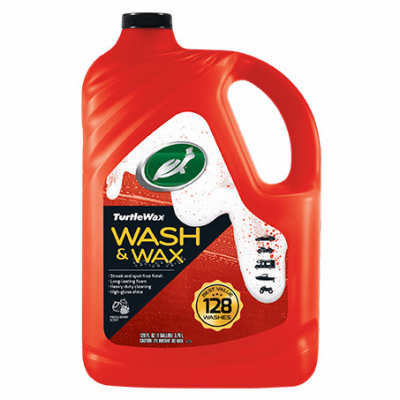TURTLE WAX INC - 128 oz. Turtle Wax Car Wash and Wax. Multi-use formula  safely removes #TV100289