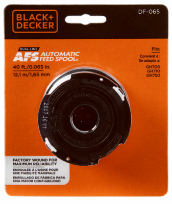 Black & Decker - Black & Decker GrassHog Dual Line Auto-Feed Replacement  Spool .065 #TV104096
