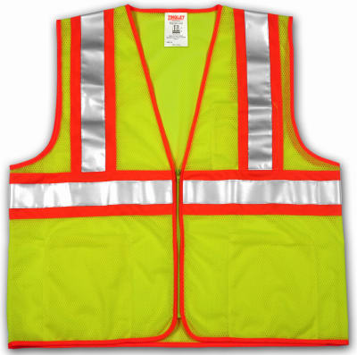 2X-3XLime/YEL Safe Vest