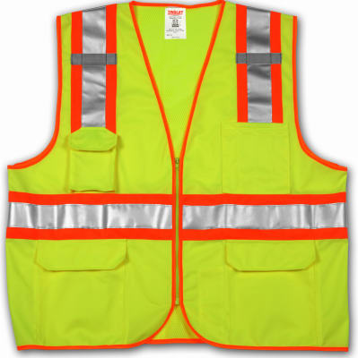 2X-3X Lime/YEL Vest