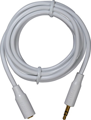 6 3.5mm WHT EXT Cable