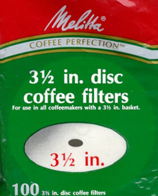 100PK Disc CoffeeFilter