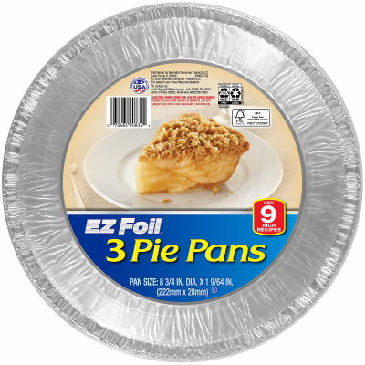 2PK 8.75" Foil Pie Pan