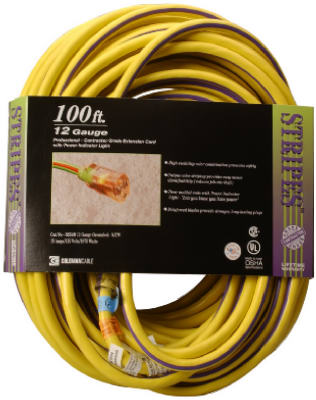 100 12/3 YEL EXT Cord