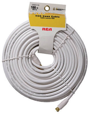 100WHT RG6 Coax Cable