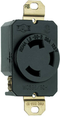 30A BLK 3Wire Connector