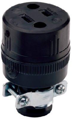 15A BLK Resid Connector