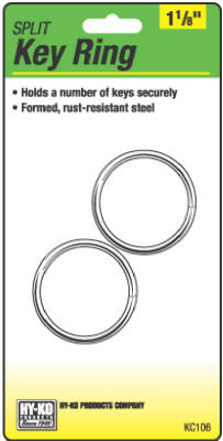 2PK1-1/8"Split Key Ring