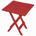 RED Folding Table
