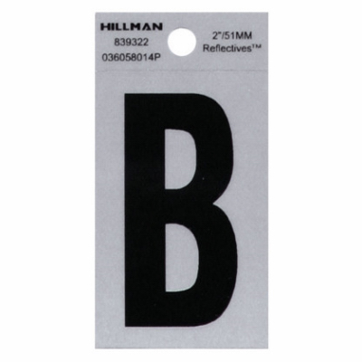 2"BLK Letter B Adhesive