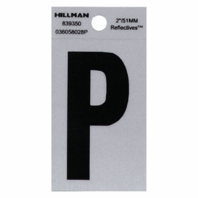 2"BLK Letter P Adhesive