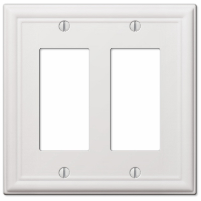 2R WHT Wall Plate