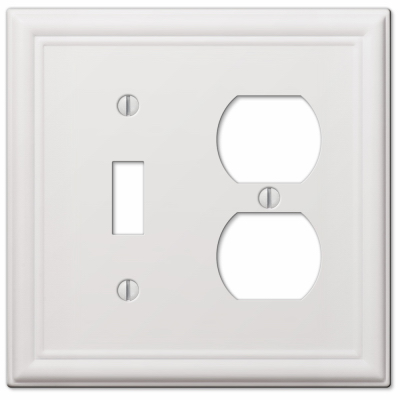 1T1D WHT Wall Plate