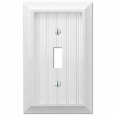 WHT 1Tog Wall Plate