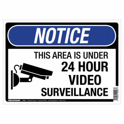 10X14 Surveillance Sign