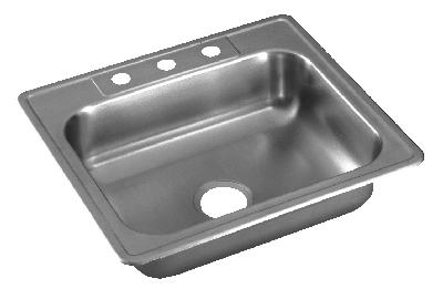 Elkay Manufacturing Sinks Neptune Good Series 25 X 22