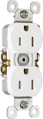 15A WHT Tamp Receptacle