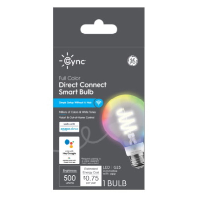 GE 6W G25 Smart Bulb