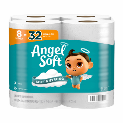 8PK Angel Soft Mega TP