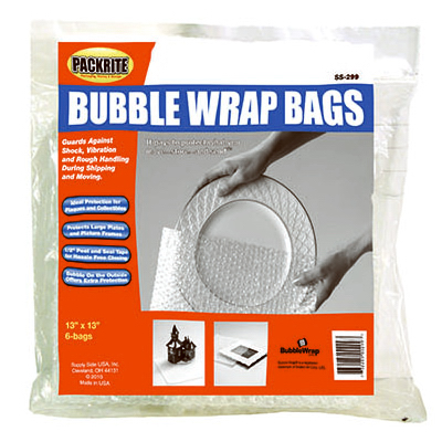 6PK 13"x13" Bubble Bag