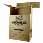 SCHWARZ SUPPLY SOURCE SP-906 24" x 21" x 46", Mover One Wardrobe Moving Box
