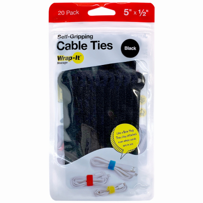 20PK 5" BLK Cable Tie