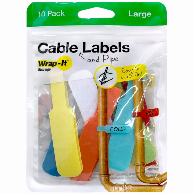 10PK LG MC Cable Labels