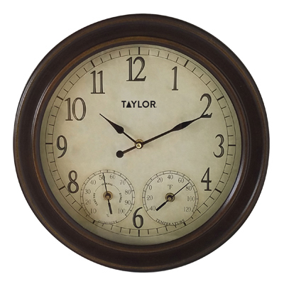14" Clock/Thermometer