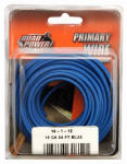 SOUTHWIRE COMPANY LLC 55668233 24', Blue, 16 Gauge, Primary Wire, Carded.<br><br><strong>Prop65Warning:</strong><br>This product contains material