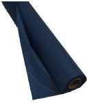 CREATIVE CONVERTING 011137 40" x 100', Navy Blue, Plastic Table Roll, Fits Up